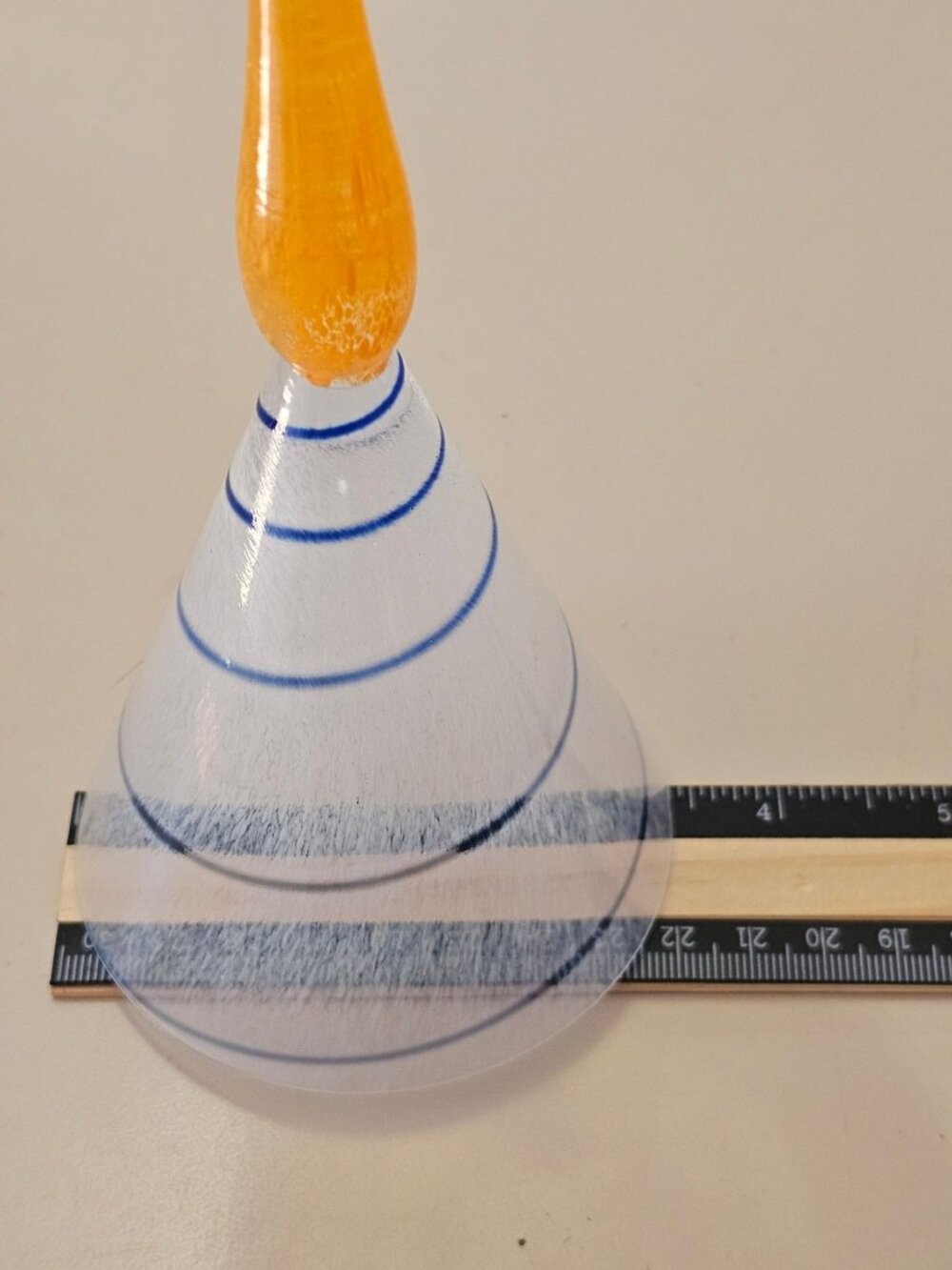 2 Czech Slavia Glassworks Cocktail Glass Post modern art glass vtg Bohemian 8.5 - Picture 6 of 10